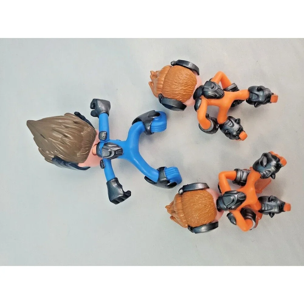 Ninja Kidz TV Action Figure Lot of 3 Mini Figures 2.5